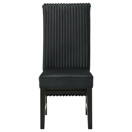 Barrand - Upholstered Dining Side Chair (Set of 2) - Black
