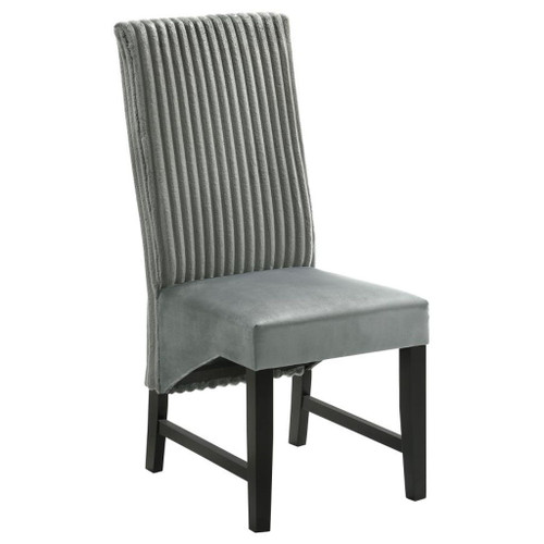 Barrand - Upholstered Dining Side Chair (Set of 2) - Gray