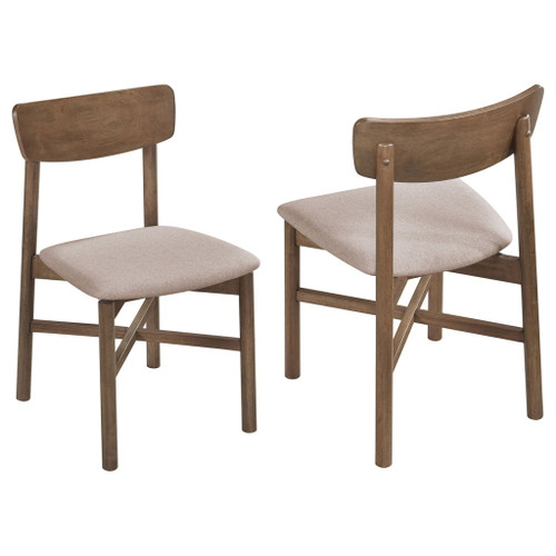 Parkridge - Dining Side Chair (Set of 2) - Natural Walnut