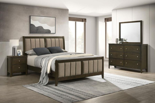 Wilkes - 4 Piece Queen Bedroom Set - Dark Cocoa