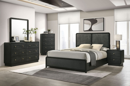 Cavelle - 5 Piece Queen Bedroom Set - Black