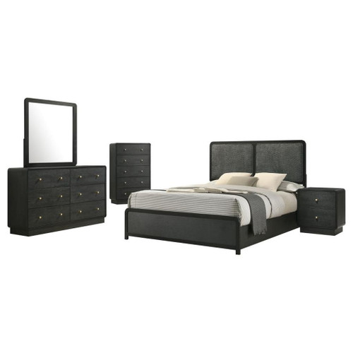 Cavelle - 5 Piece Queen Bedroom Set - Black