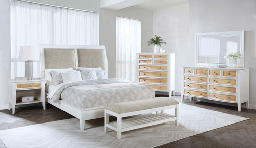 Bexhill - 5 Piece Queen Bedroom Set - White