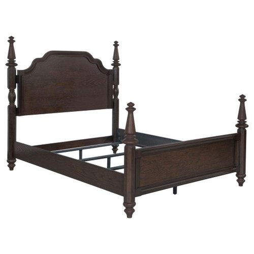 Andover - 4 Piece California King Bedroom Set - Dark Oak