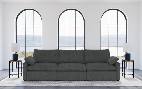 Collins - Modular Power Sofa - Dark Gray