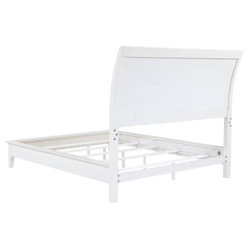 Bexhill - Upholstered California King Panel Bed - White