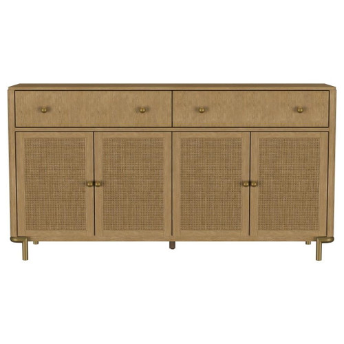 Arini - 2-Drawer Cane Door Dining Sideboard Server - Sand Wash