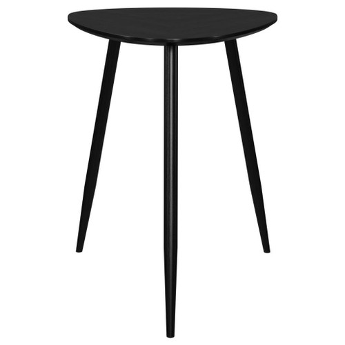 Odessa - 2 Piece Triangular Coffee And End Table Set - Black