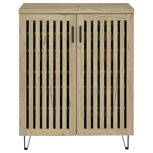Brixton - 2-Door Entryway Shoe Storage Cabinets White Oak