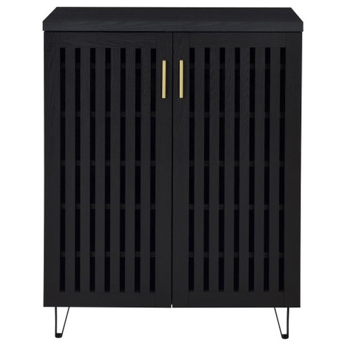 Brixton - 2-Door Entryway Shoe Storage Cabinets - Black