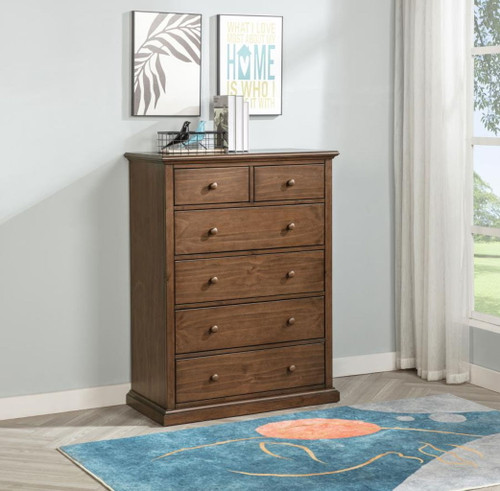 Sumerlin - 6-Drawer Bedroom Chest Of Drawers - Medium Brown