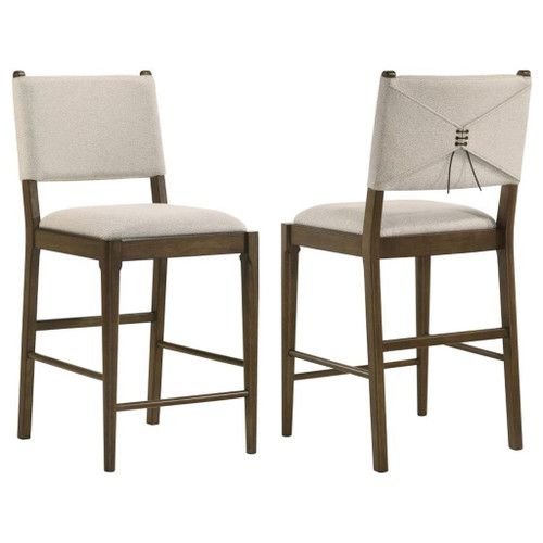 Ottowa - Upholstered Counter Side Chair (Set of 2) - Brown