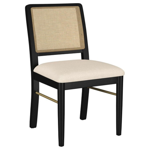 Arini - Rattan Cane Dining Side Chair (Set of 2) - Black