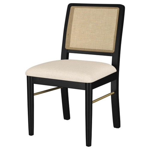 Arini - Rattan Cane Dining Side Chair (Set of 2) - Black