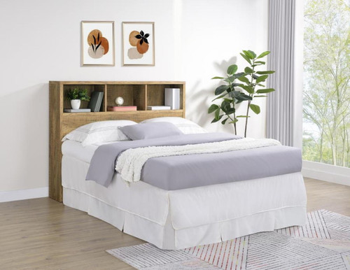 Westpark - Queen Bookcase Headboard - Mango