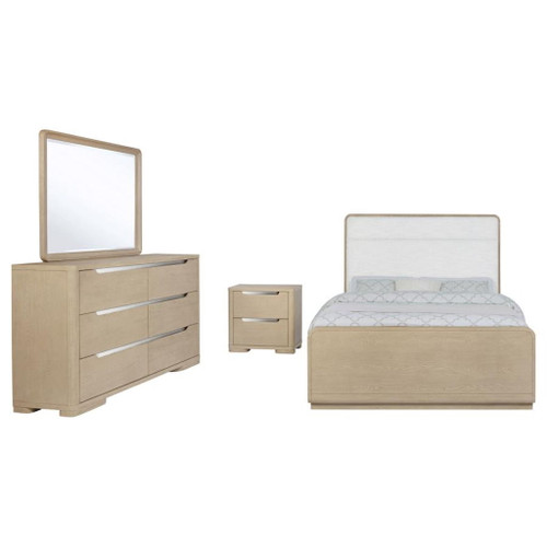 Ladera - 4 Piece California King Bedroom Set - Light Elm