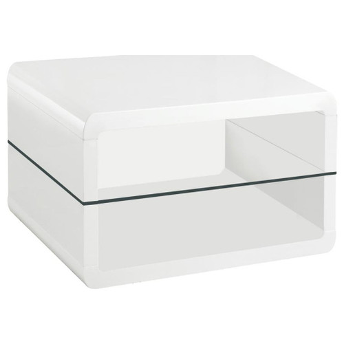 Elana - 3 Piece Coffee And End Table Set - White High Gloss