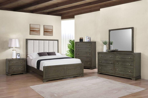 Gran Park - 5 Piece California King Bedroom Set - Dark Cocoa