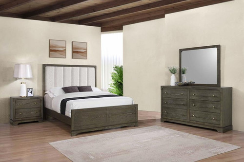 Gran Park - 4 Piece California King Bedroom Set - Dark Cocoa