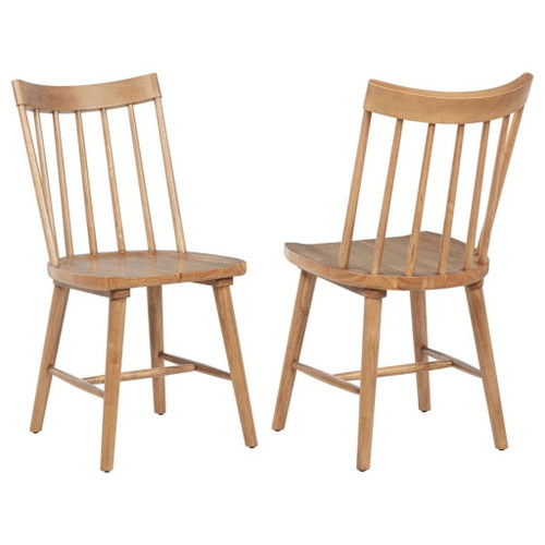 Middleton - Solid Wood Dining Side Chair Brown (Set of 2) - Natural