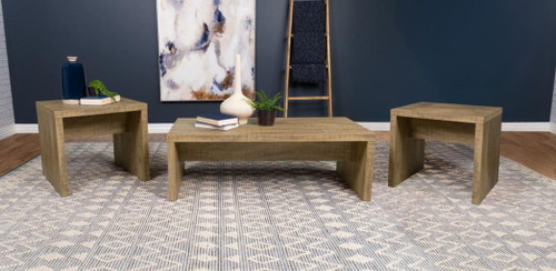 Lynette - 3 Piece Rectangular Coffee And End Table Set - Mango
