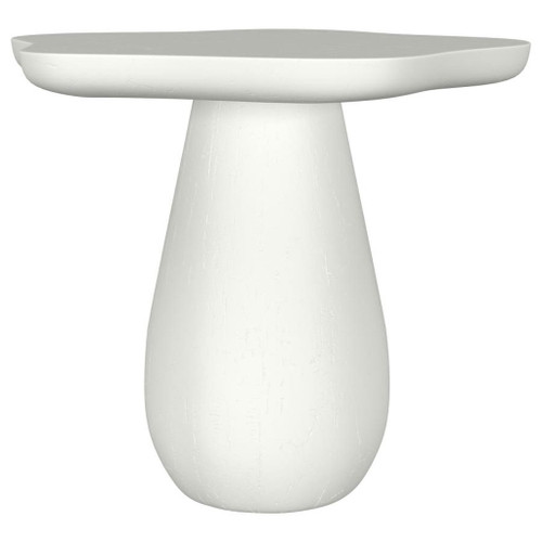 Perth - 17" Side Table With Cloud-Shaped Top - Off White