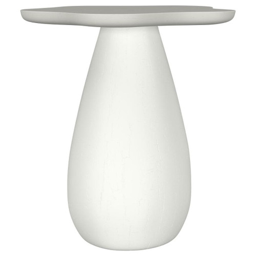 Perth - 20" Side Table With Cloud-Shaped Top - Off White