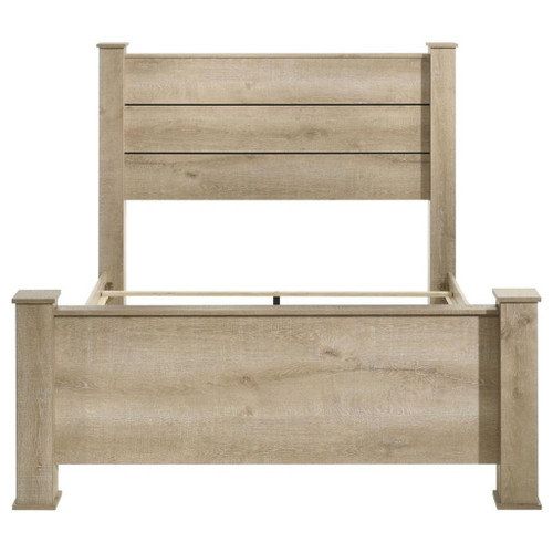 Oakglen - Queen Panel Bed - Weathered Oak