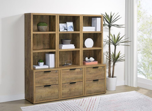 Westpark - 3 Piece Wall Unit Bookcase Set With USB - Mango