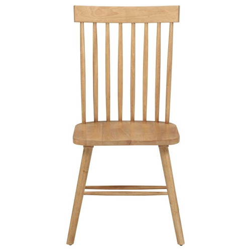 Andrews - Windsor Spindle Back Dining Side Chair (Set of 2) - Light Ash