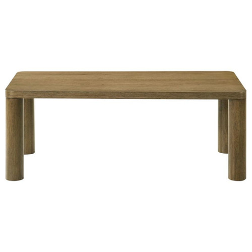 Castlewood - Engineered Wood Cocktail Coffee Table - Brown Oak