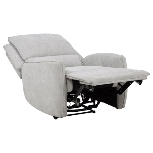 Sylmar - Chenille Upholstered Power Recliner - Dove Gray