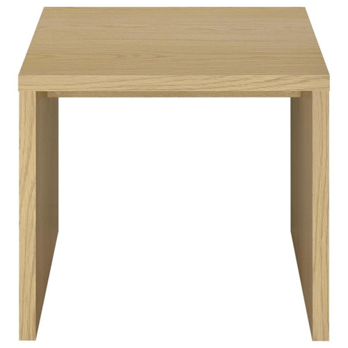 Canoga - 3 Piece Lift Top Cocktail Coffee Table Set - Light Oak