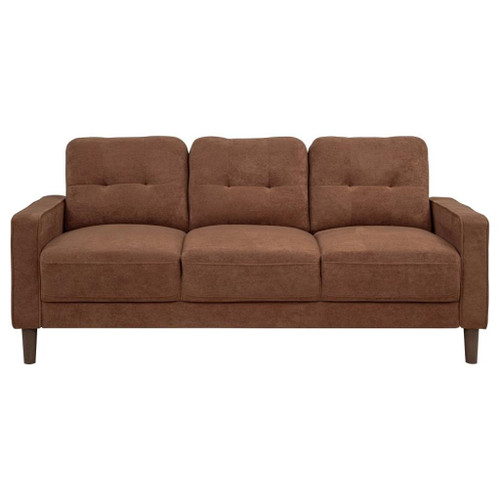 Bowen II - 3-Piece Fabric Upholstered Track Arm Sofa Set - Rust