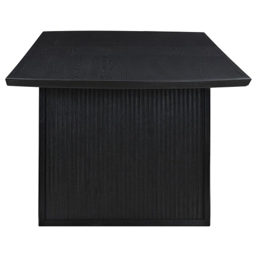 Brookmead - 9-Piece Extension Leaf Dining Table Set - Black / Ivory