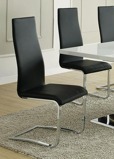 Montclair - Upholstered Dining Side Chair (Set of 4) - Black