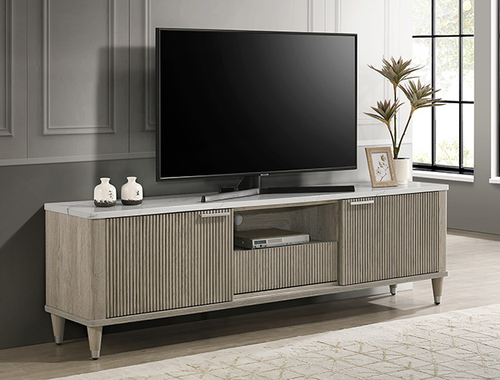 Britany Drift-Wood TV Stand 4813DW-9 by Crown Mark