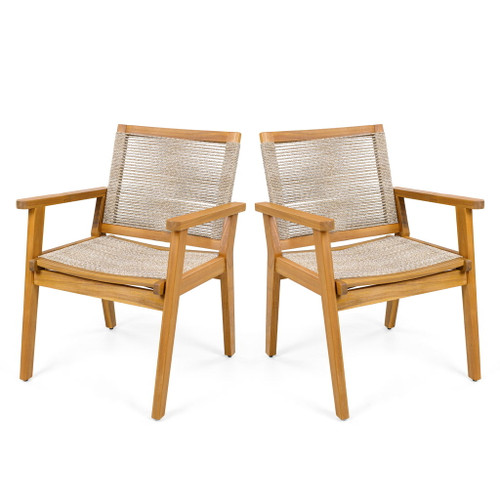 Outdoor Rope Dining Chair (Set of 2)