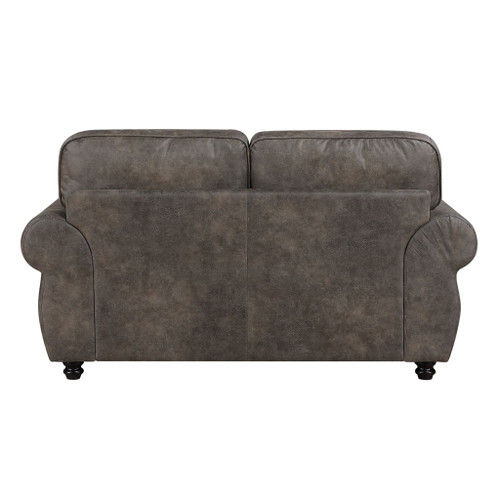 Pinnacle - Loveseat - Dark Brown