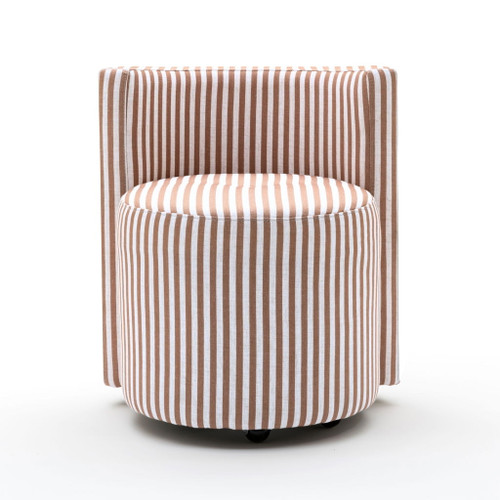 Alyssa - Striped Rolling Desk Chair