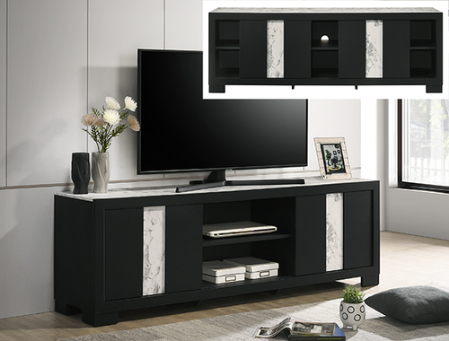 Rangley Black TV Stand B6835-99 by Crown Mark