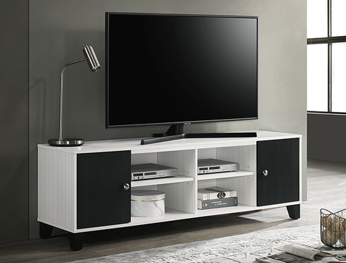 Akerson White TV Stand B4610-9 by Crown Mark
