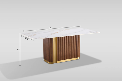 Valente Dining Room Set in Walnut