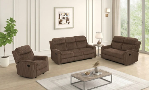 Grace 3PC Reclining Set in Corduroy
