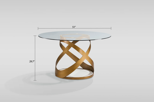 Dimi Clear Glass Dining Set