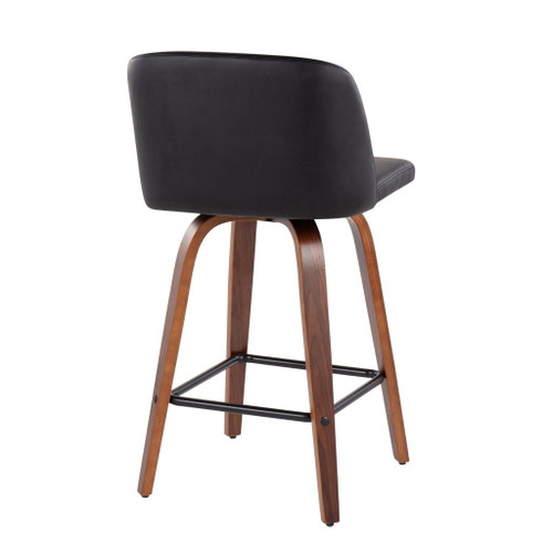 Tintori - Counter Stool With Square Footrest Set