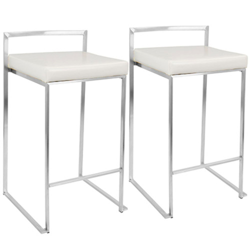Fuji - Stackable Counter Stool (Set of 2)