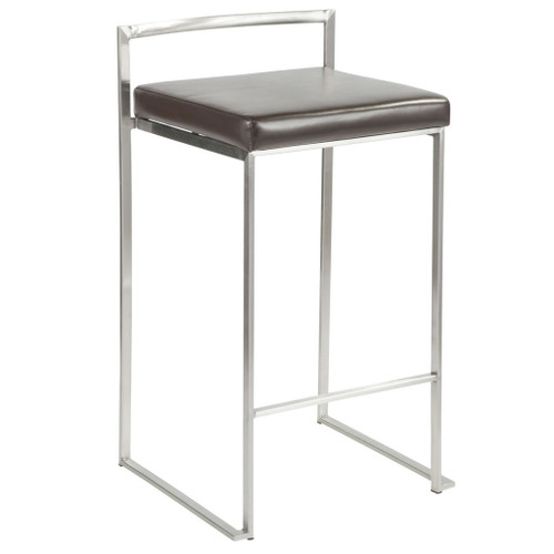 Fuji - Stackable Counter Stool (Set of 2)