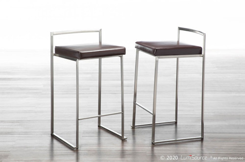 Fuji - Stackable Counter Stool (Set of 2)