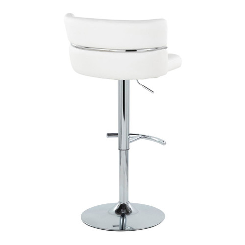 Cinch - Adjustable Barstool (Set of 2) - White